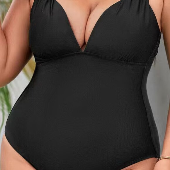 Cupshe Summer of Love One Piece Swimsuit | Size 2X | NWT | Tummy Control - Picture 4 of 5